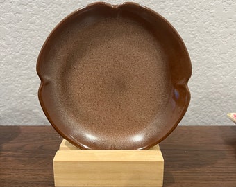 Frankoma Pottery Plainsman Brown 5-3/4” Plate