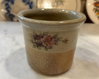 Vintage Monroe Salt Works 11” Hand-thrown Stoneware Plate