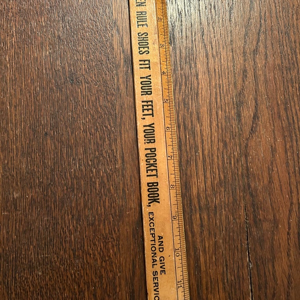 Vintage Wooden Ruler