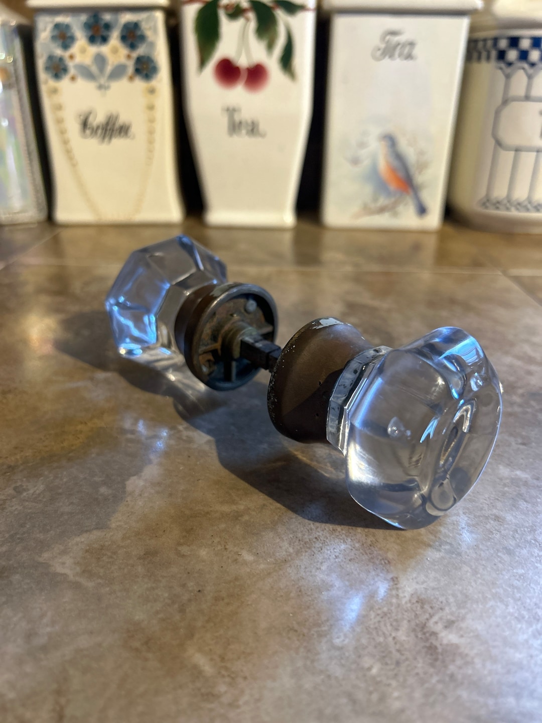 Vintage Glass Door Knobs Etsy