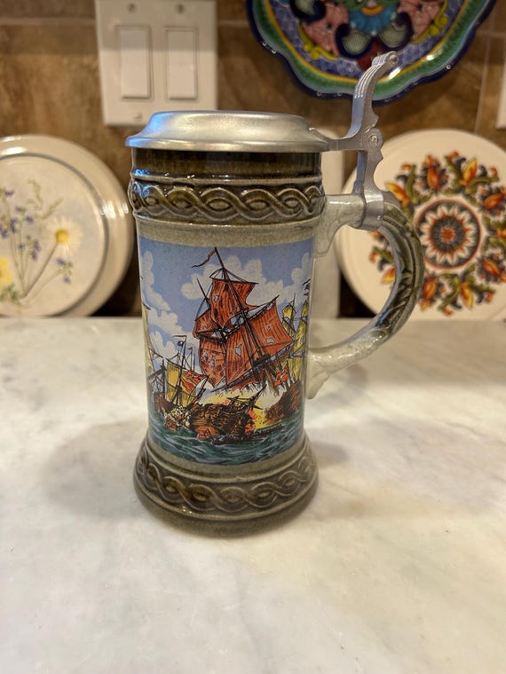 Vintage Staffel Stoneware Beer Stein - West Germany