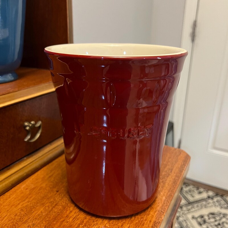 Red Utensil Holder - Etsy