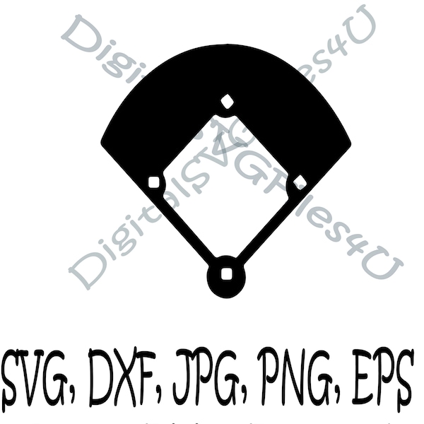Baseball field SVG, baseball diamond svg, baseball game svg, baseball svg, baseball equipment svg, play ball svg,