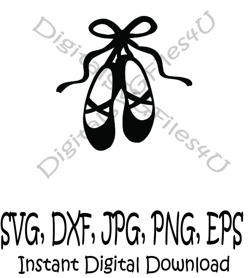 Ballet Slippers SVG Ballet Svg Dancer Svg Dancer Shoes Svg Etsy