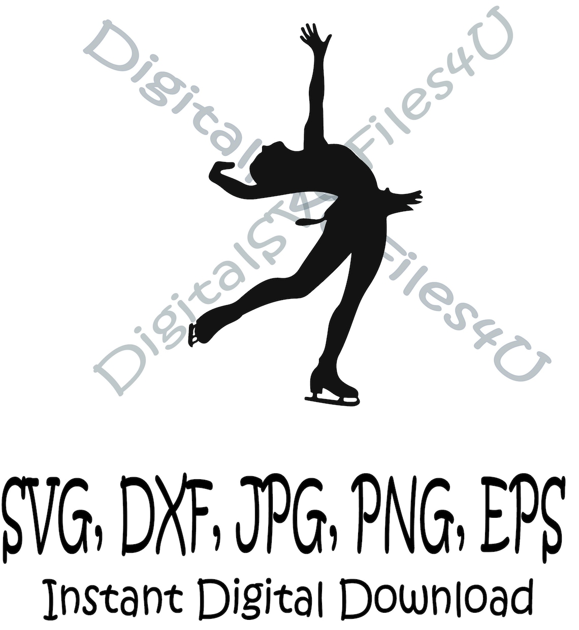 Ice Skater SVG, Skater Svg, Ice Skating Svg, Skating Svg, Ice Skater