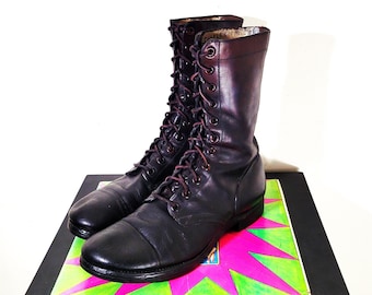 USE MADE Chippewa Super Logger Boots Steal Toe Work Boots Biker Boots 25410 Etsy Finland