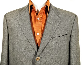 Giorgio Armani 　ジャケット 42 Giorgio Armani BLACK LABEL 2pc Suit Blue Glen Check full