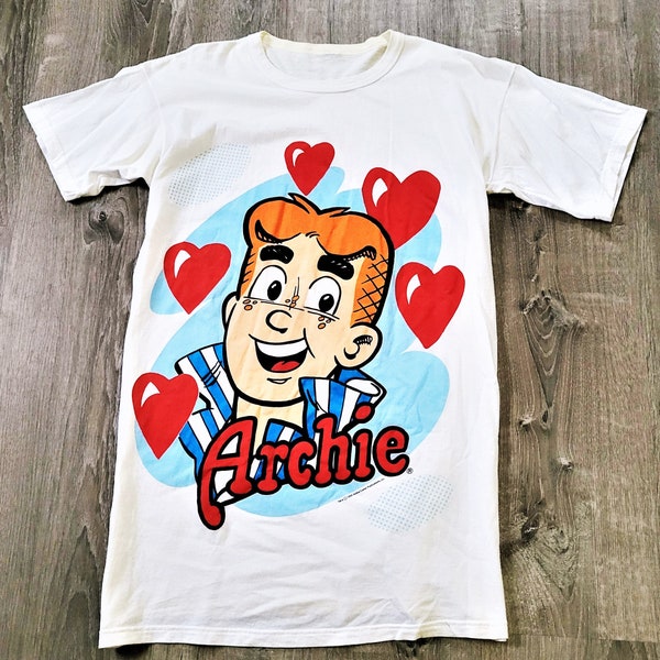Vintage 90s Archie Comics T Shirt Vtg 1990 Comic Book Graphic Tee Retro OSFA Extra Large XL
