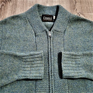 60's〜 CAMPUS Shetland Wool Cardigan Vintage 1960s Shetland Wool Grandpa Cardigan SZ L-XL | Barn