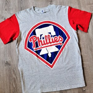 Philadelphia Phillies Starter Women's Kick Start Historic Logo T-Shirt -  Light Blue/White