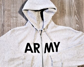Champion army sweatshirt clearance