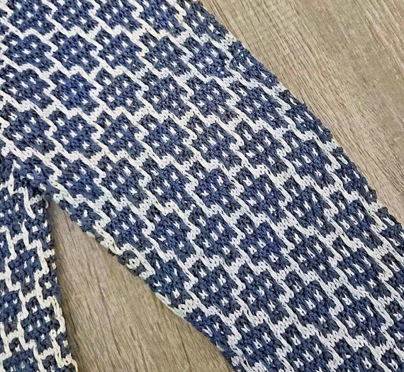 Vintage Peruvian Connection Chunky Hand Knit Pima… - image 10