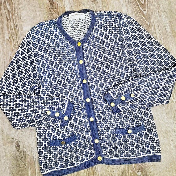 Vintage Peruvian Connection Chunky Hand Knit Pima… - image 2