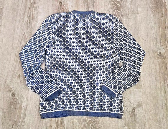 Vintage Peruvian Connection Chunky Hand Knit Pima… - image 4