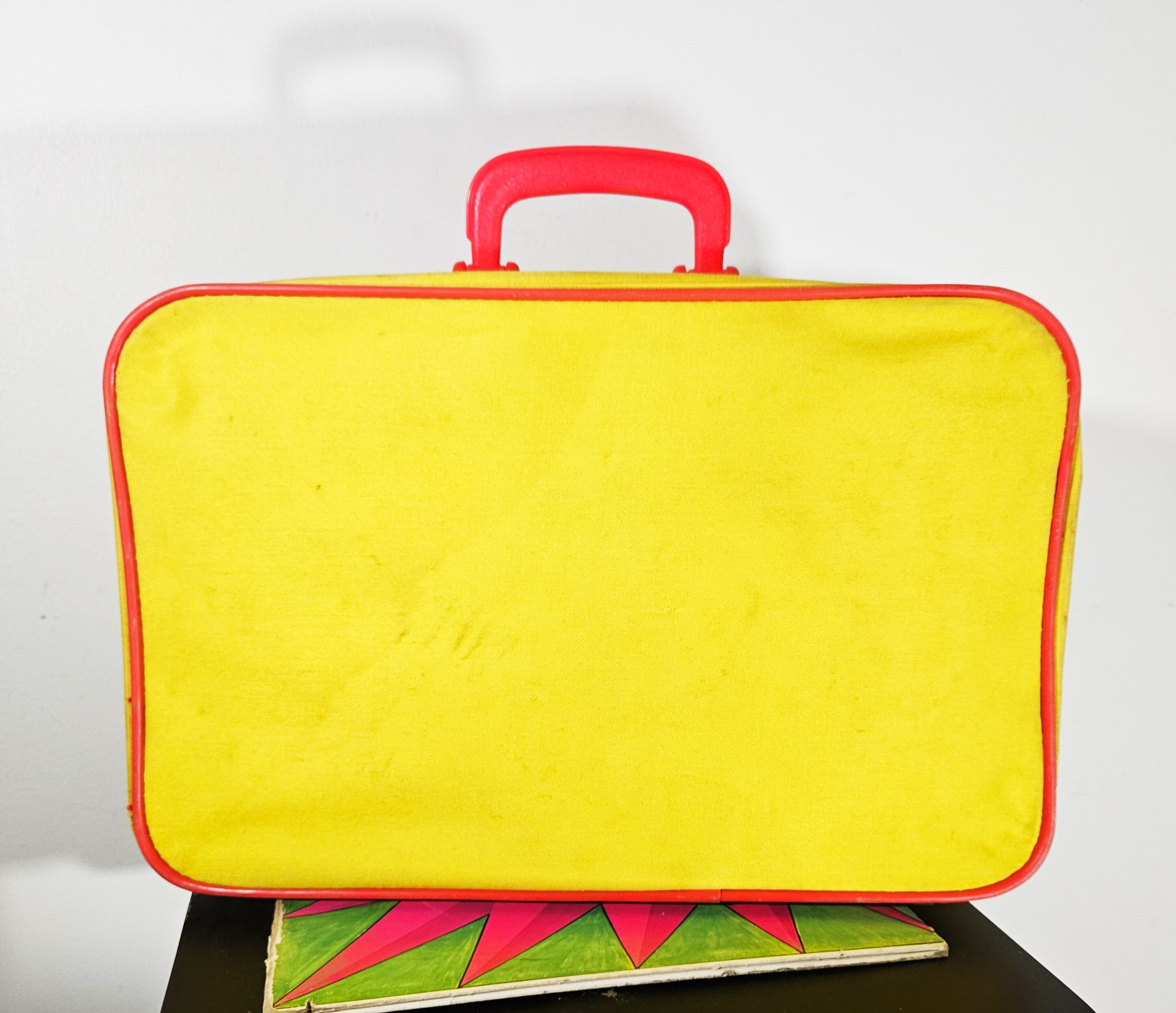 Vintage 90s Sesame Street Suitcase Luggage Vtg 1990s ERO Canvas