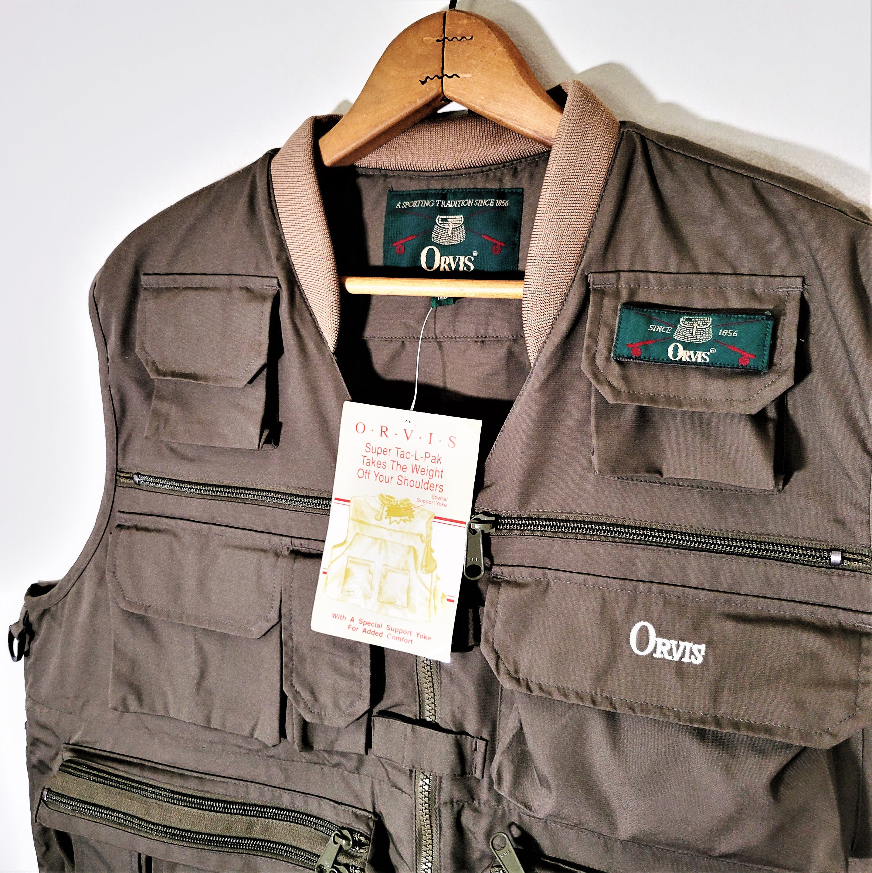 Orvis Super Tac-l-pac Fly Fishing Vest Vtg 90s Deadstock Outdoor 