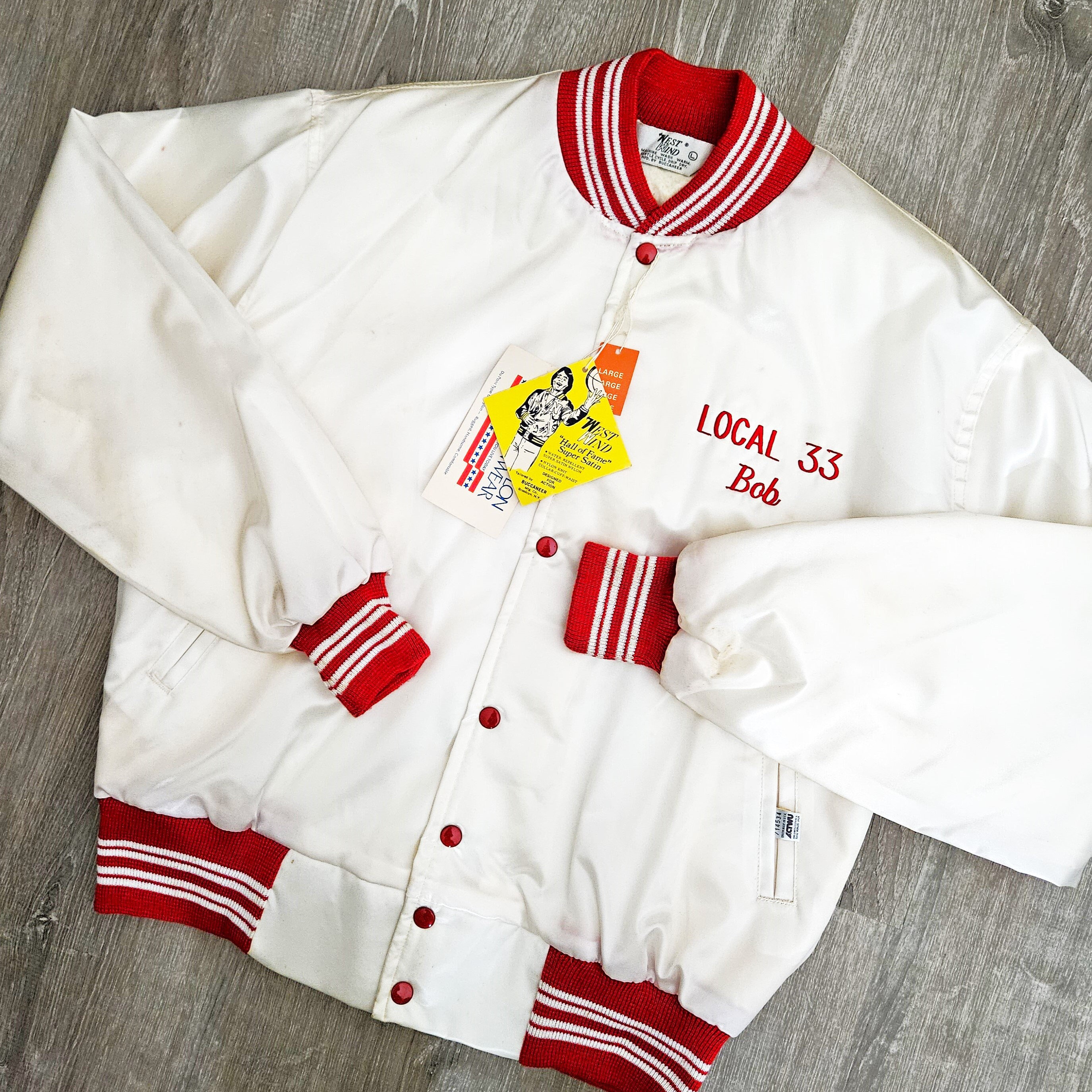 WEST WIND／80sヴィンテージ／MADE IN USA／スタジャン ねばっこい