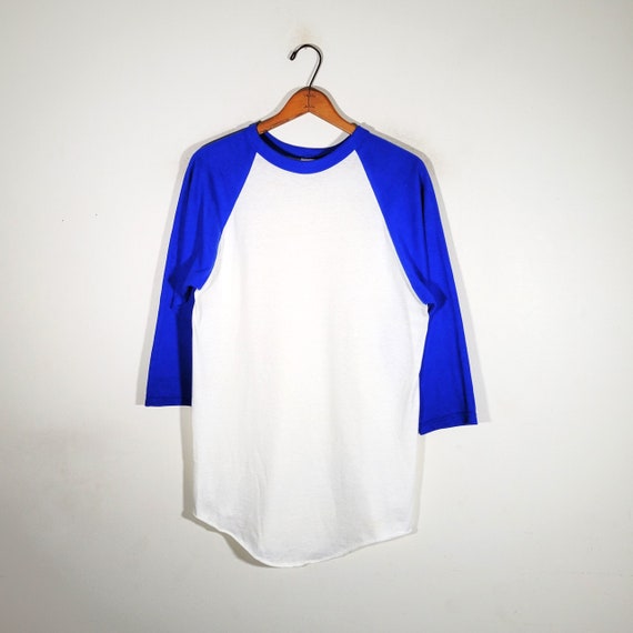 Vintage 80s 90s Russell Athletic Raglan T Shirt V… - image 2