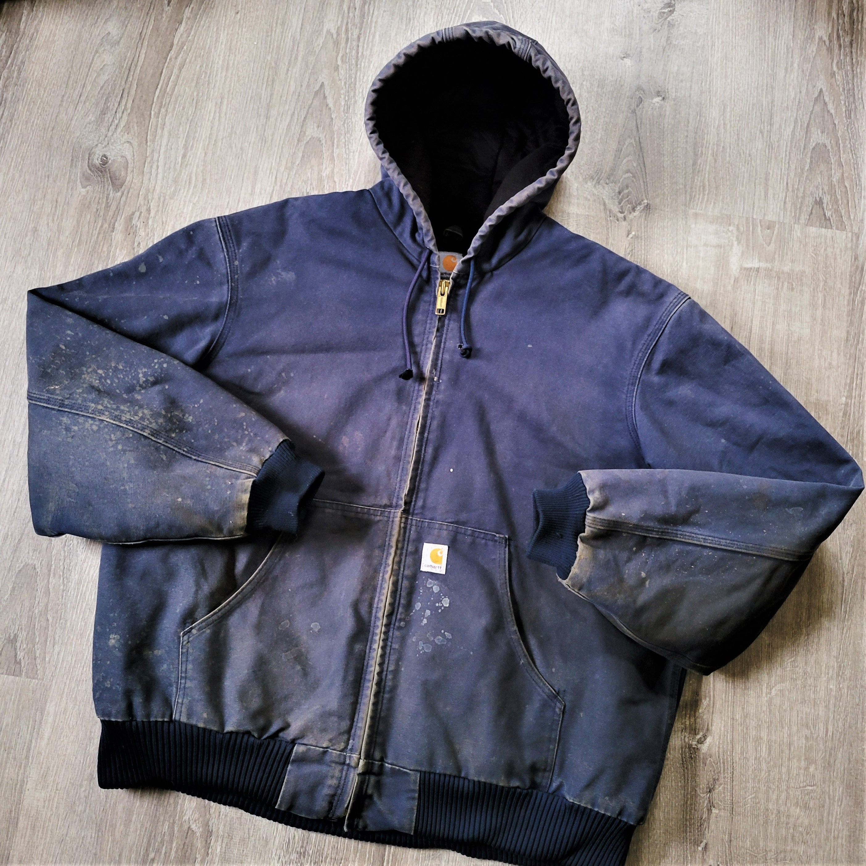 Carhartt hooded jacket - Etsy France