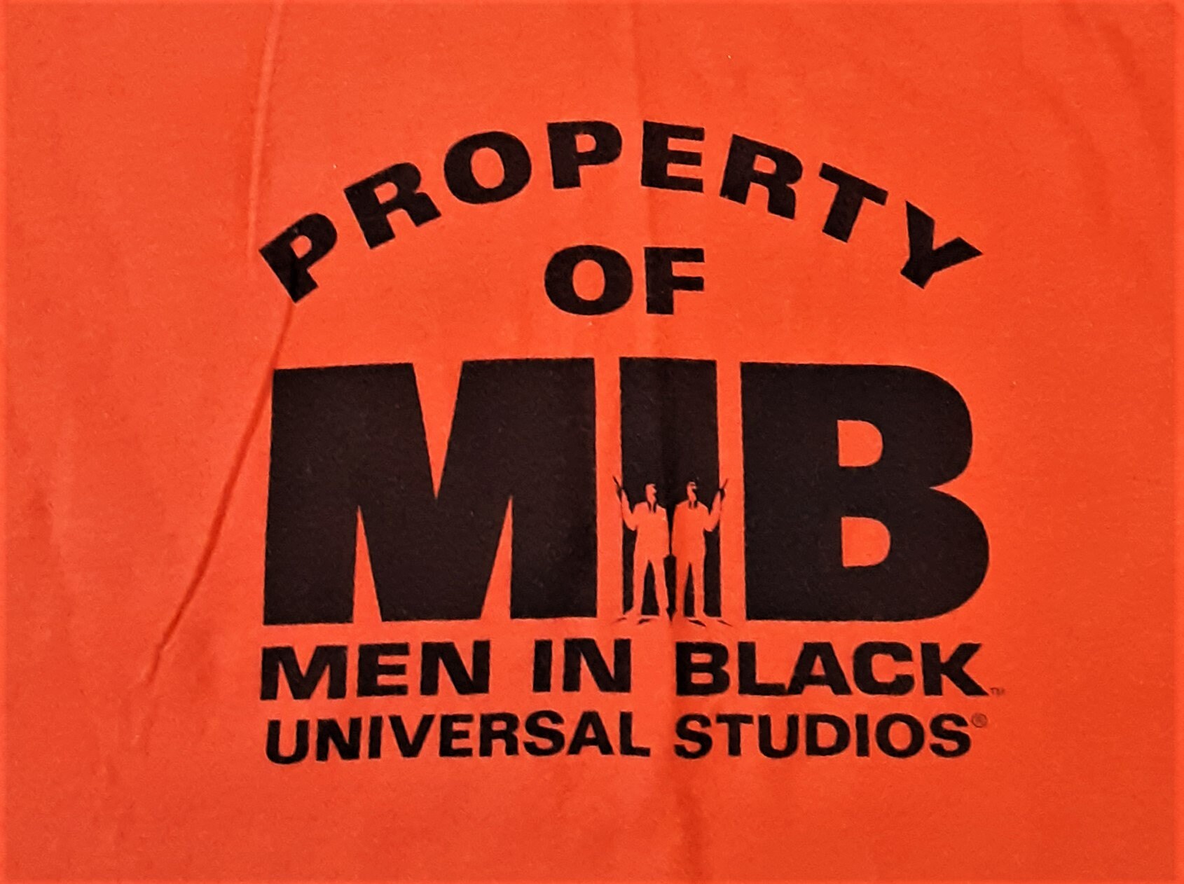 Vintage 2000 Men in Black MIB Alien Attack T Shirt Y2K Universal 