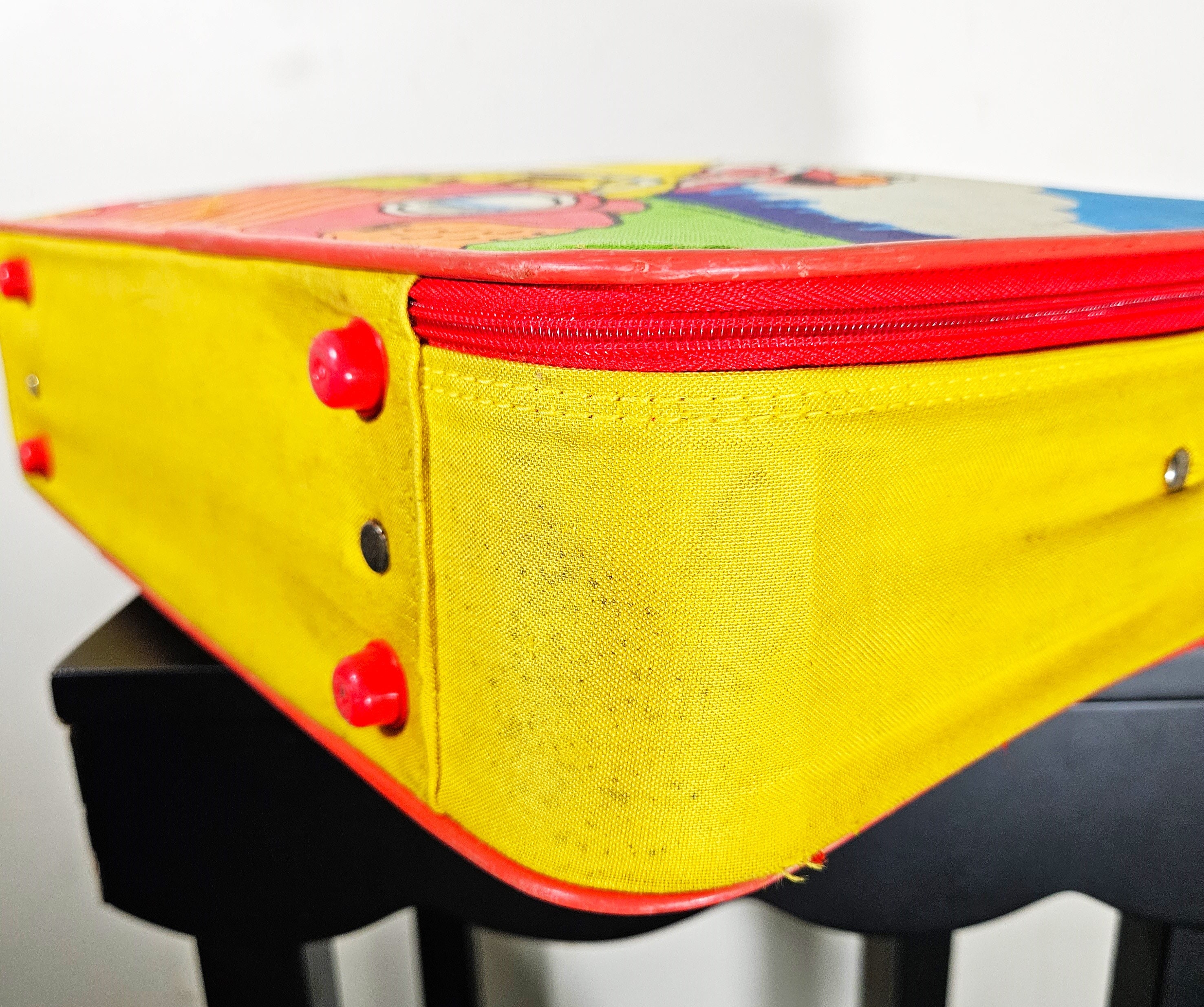 【90sヴィンテージ】セサミストリート ERO社 キッズ スーツケース トラベル Vintage 90s Sesame Street Suitcase Luggage Vtg 1990s ERO Canvas