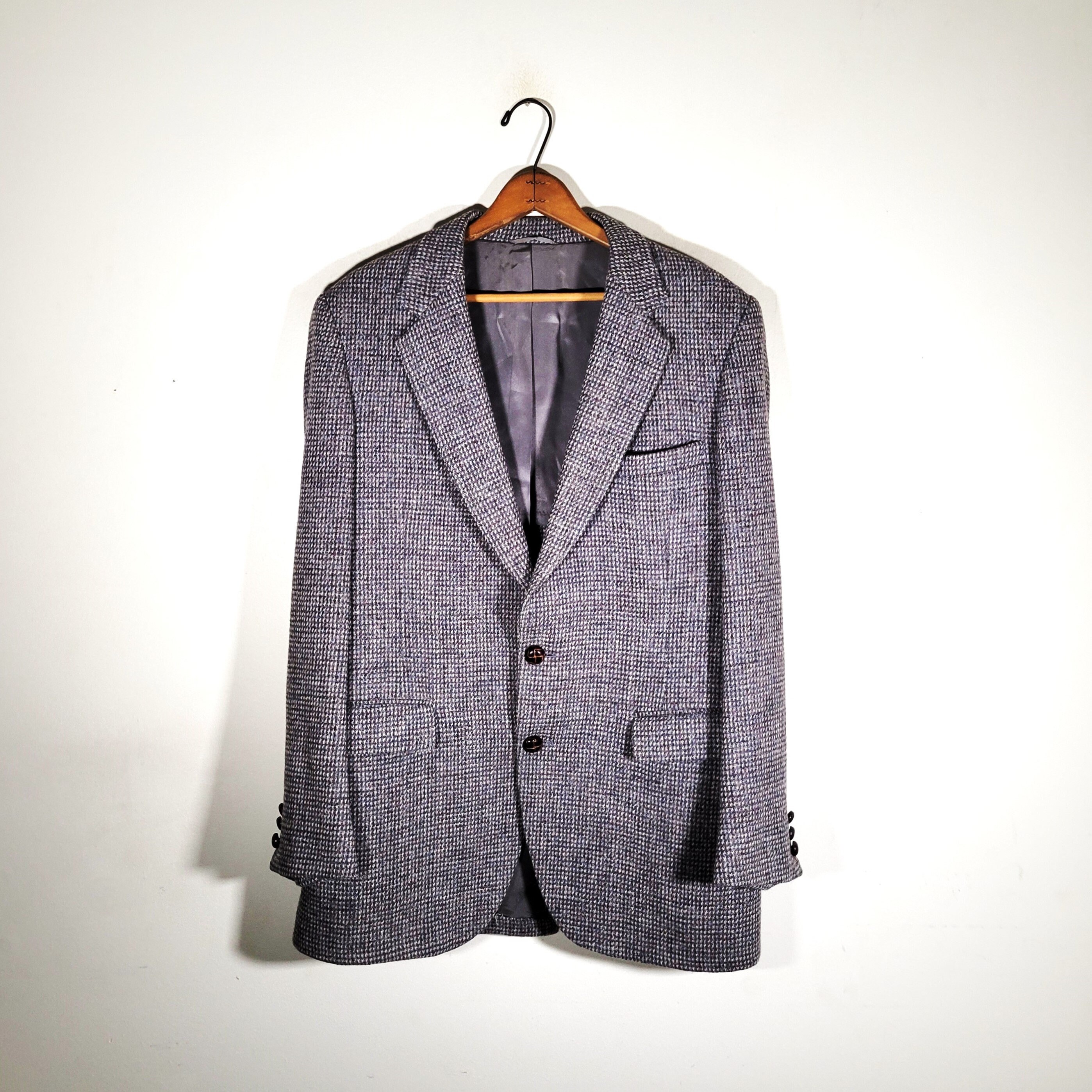 Vintage Harris Tweed X Stafford Barleycorn Wool Blazer Sport