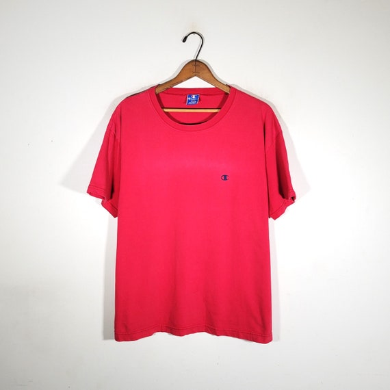 Vintage 90s Champion T Shirt Vtg 1990s Distressed… - image 6