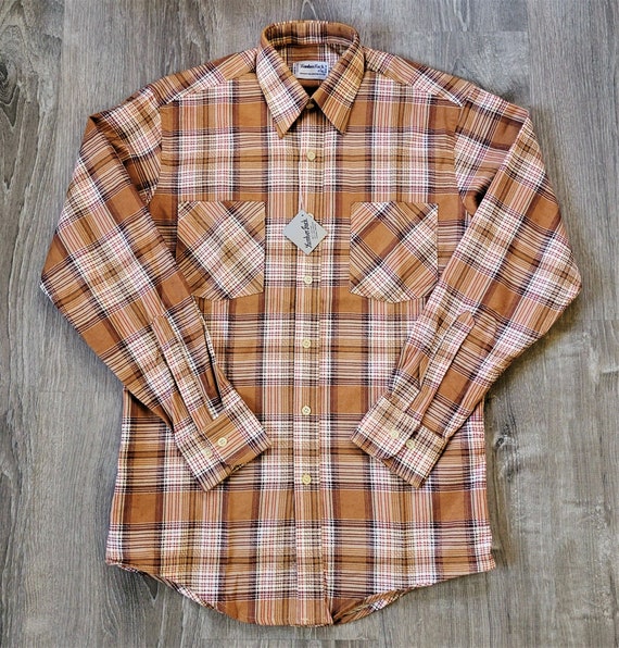 Vintage 60s 70s Deadstock LumberJack Flannel Shir… - image 2