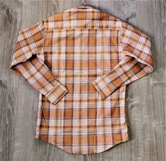 Vintage 60s 70s Deadstock LumberJack Flannel Shir… - image 7