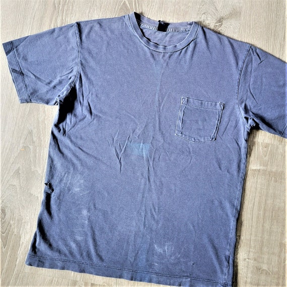 Vintage 90s Y2K Gap Pocket Work T Shirt Vtg 1990s… - image 5