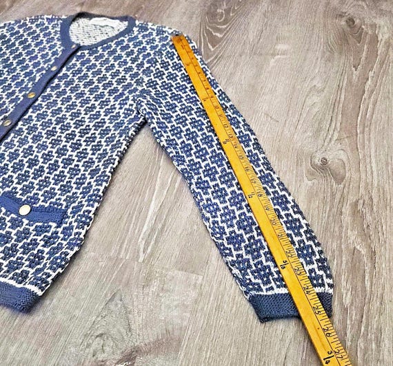 Vintage Peruvian Connection Chunky Hand Knit Pima… - image 8