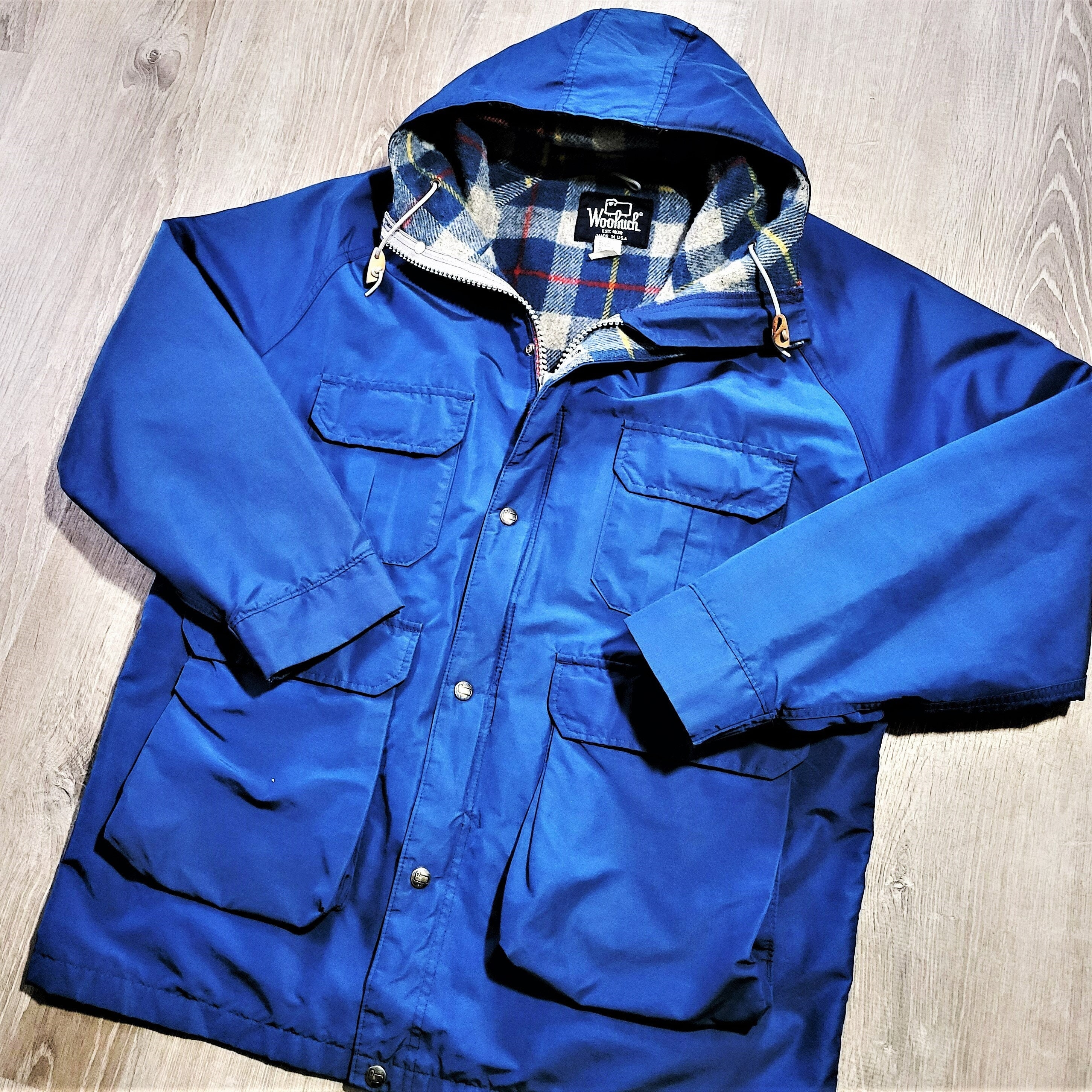 Vintage 80s 90s Woolrich Flannel Lined 