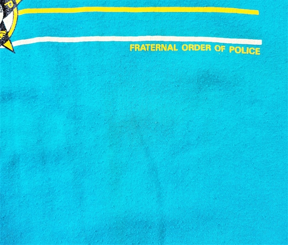 Vintage 80s 90s Fraternal Order Of Police Sweatsh… - image 10