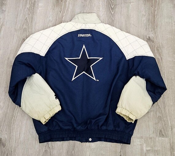 Vintage 90s Dallas Cowboys NFL GameDay Turbo Puffer Jacket