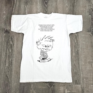 Vintage 90s Pissed Off Brat Novelty T Shirt Vtg 1990s Thin Single Stitch Tee Large