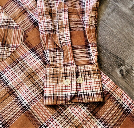 Vintage 60s 70s Deadstock LumberJack Flannel Shir… - image 8