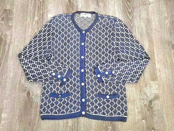 Vintage Peruvian Connection Chunky Hand Knit Pima… - image 1