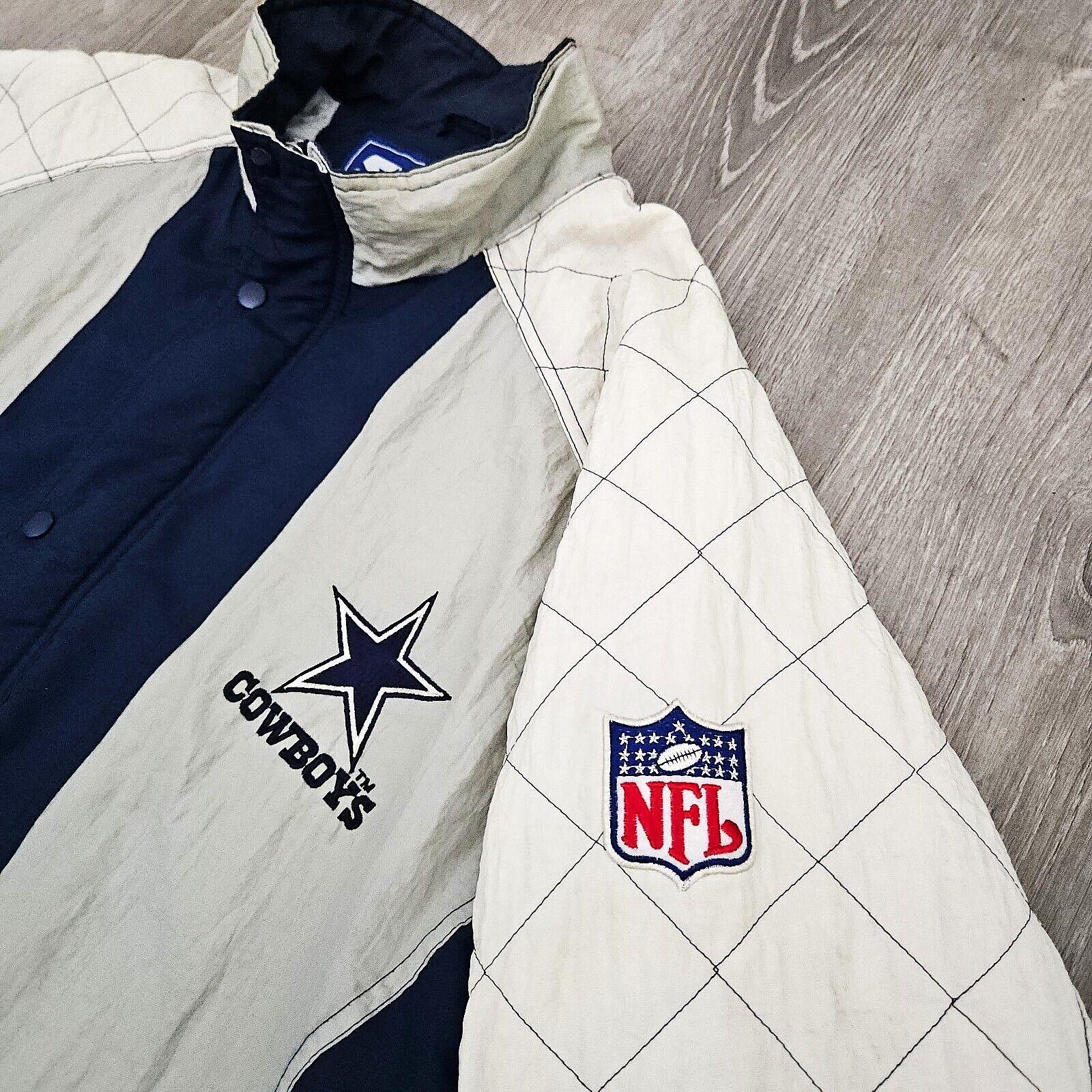 Vintage 90s Dallas Cowboys Starter Parka Jacket Vtg 1990s