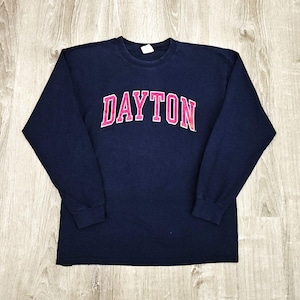 Vintage 90s Dayton T Shirt Sz XXL Vtg 1990s Distressed Faded Spellout Arch USA
