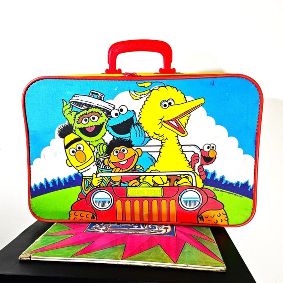 【90sヴィンテージ】セサミストリート ERO社 キッズ スーツケース トラベル Vintage 90s Sesame Street Suitcase Luggage Vtg 1990s ERO Canvas