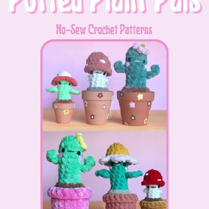 Potted Plant Pals Crochet Pattern