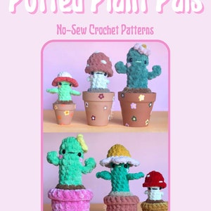 Potted Plant Pals Crochet Pattern