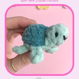 Tamera Turtle Low-Sew CROCHET PATTERN