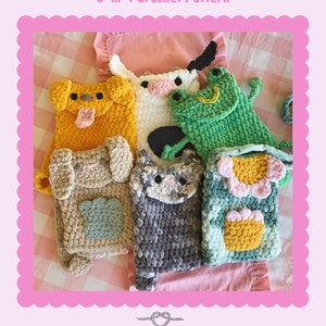 6-in-1 Rucksack Buddies mit Häkelmuster
