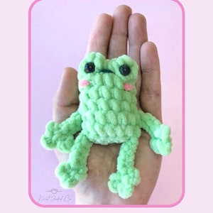 Crochet PATTERN  Baby Leggy Froggy