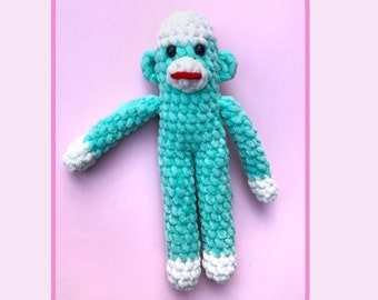 CROCHET PATTERN Sock Monkey