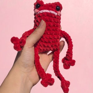 MOTIF Grenouille aux longues jambes au crochet image 3