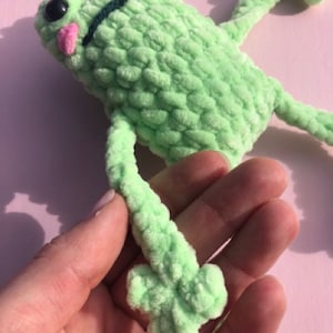 MOTIF Grenouille aux longues jambes au crochet image 5