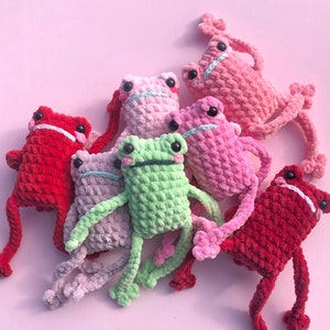 MOTIF Grenouille aux longues jambes au crochet image 2