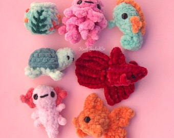 PeeWee Underwater Pals Pattern Collection CROCHET PATTERNS